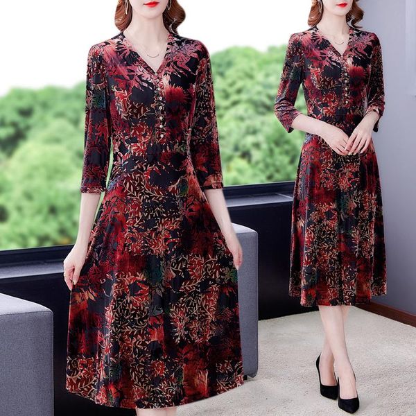 casual dresses spring boho floral velvet elegant midi dress autumn vintage 4xl plus size 2021 female bodycon party vestido, Black;gray
casual dresses spring boho floral velvet elegant midi dress autumn vintage 4xl plus size 2021 female bodycon party vestido, Black;gray