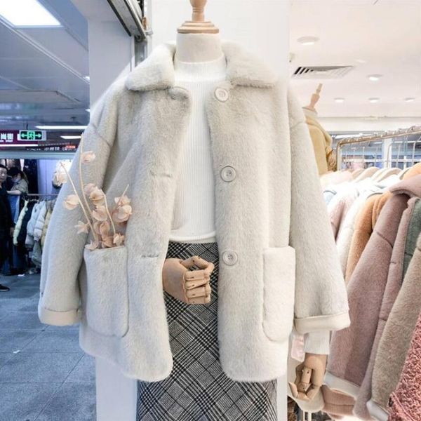 women's fur & faux mink coat women jacket plush ladies short loose autumn winter jackets chaqueta mujer p1949 qy0j, Black
women's fur & faux mink coat women jacket plush ladies short loose autumn winter jackets chaqueta mujer p1949 qy0j, Black