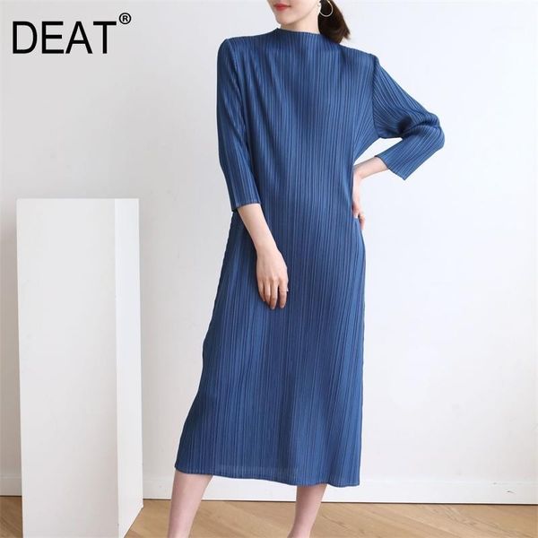frilly dress woman straight seven sleeve stand collar solid casual style loose thin wild 2021 summer fashion xq323 dresses, Black;gray
frilly dress woman straight seven sleeve stand collar solid casual style loose thin wild 2021 summer fashion xq323 dresses, Black;gray