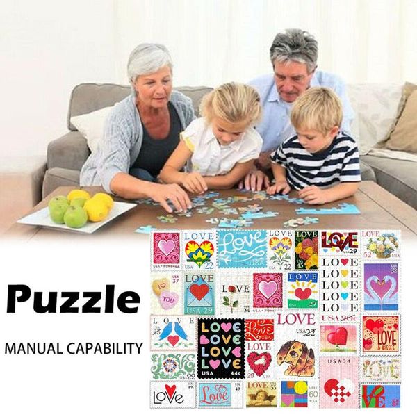 pieces love stamps jigsaw puzzle wooden creative game for adults and children gift party favor
pieces love stamps jigsaw puzzle wooden creative game for adults and children gift party favor