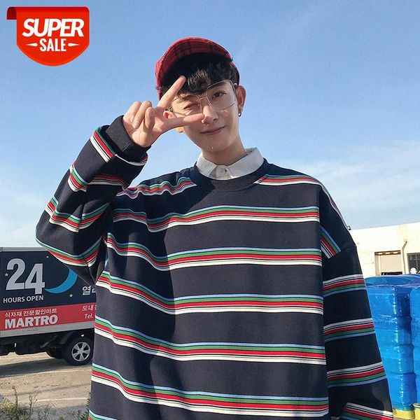2019 men's stripe printing student leisure coats fashion trend pullover loose hoodies cotton clothing casual sweatshirts s-2xl #z63d, Black
2019 men's stripe printing student leisure coats fashion trend pullover loose hoodies cotton clothing casual sweatshirts s-2xl #z63d, Black