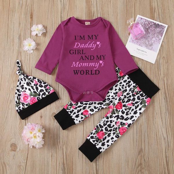 clothing sets born infant baby girls clothes letter print romper floral +pants+hat i' daddy's and my mommy's world, White
clothing sets born infant baby girls clothes letter print romper floral +pants+hat i' daddy's and my mommy's world, White