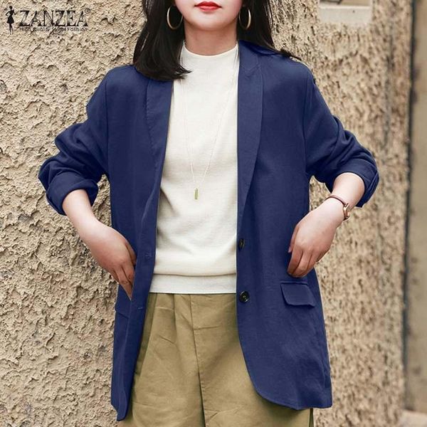 women's suits & blazers solid stylish long sleeve coats womens casual cotton linen blazer 2022 autumn office lady loose cardigans fas, White;black
women's suits & blazers solid stylish long sleeve coats womens casual cotton linen blazer 2022 autumn office lady loose cardigans fas, White;black