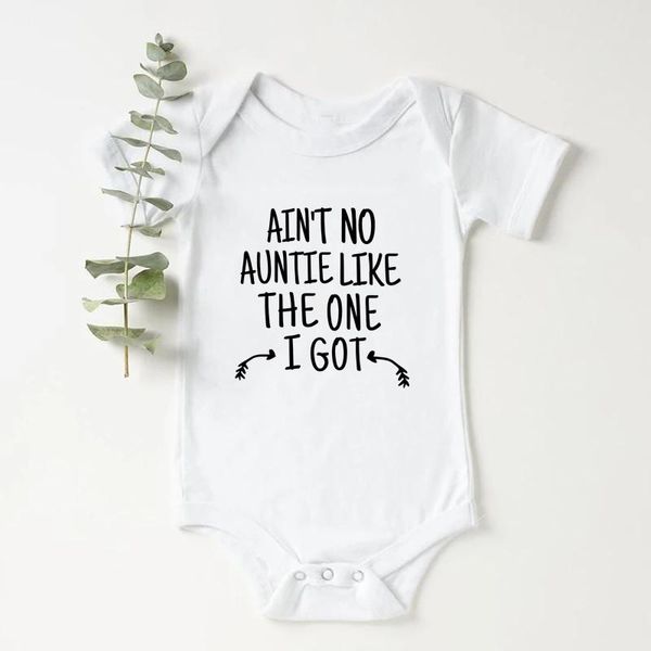 rompers ain't no auntie like the one i got funny born baby bodysuits cotton summer boys girls body clothes, Blue 
rompers ain't no auntie like the one i got funny born baby bodysuits cotton summer boys girls body clothes, Blue