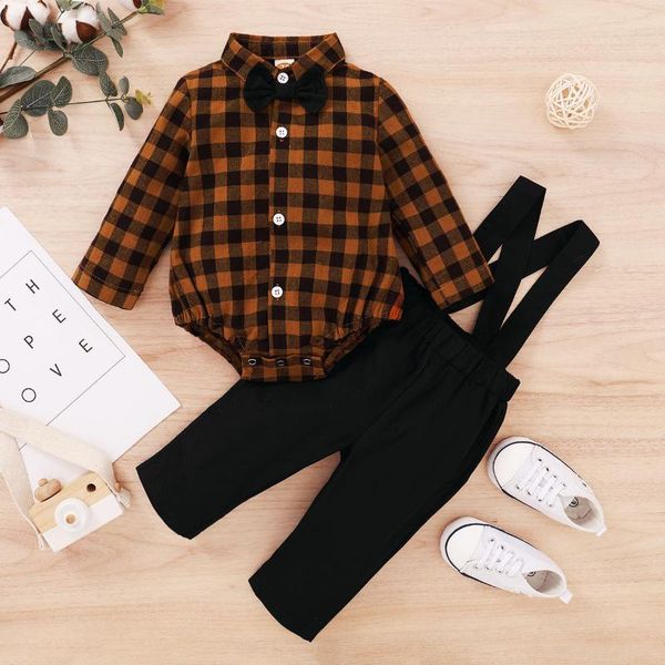 clothing sets fashion toddler infant kids baby boys clothes gentleman long sleeve plaid printed bow tie romper+pants overalls outfits set#p4, White
clothing sets fashion toddler infant kids baby boys clothes gentleman long sleeve plaid printed bow tie romper+pants overalls outfits set#p4, White