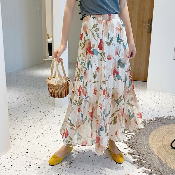 johnature summer woman clothes casual print skirts pleated mid-calf empire fashion sweet comfortable women skirt 210521, Black
johnature summer woman clothes casual print skirts pleated mid-calf empire fashion sweet comfortable women skirt 210521, Black