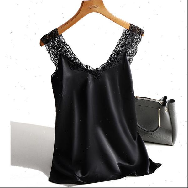 lace strap silk women tanks v neck sleeveless whitevest satin elasticity mesh tank basic plus size camisole, White
lace strap silk women tanks v neck sleeveless whitevest satin elasticity mesh tank basic plus size camisole, White