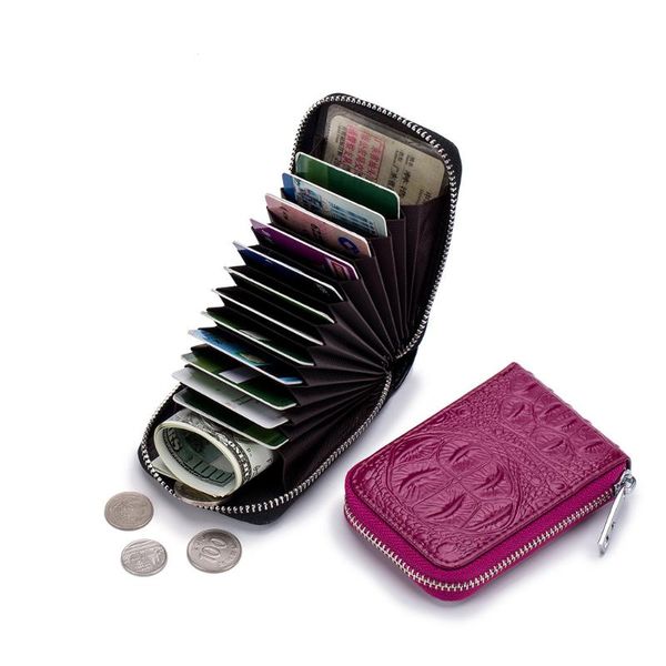 card holders luxury designer purses handbags genuine leather slim women men brand wallet clutch id holder bank small coin zipper, Brown;gray
card holders luxury designer purses handbags genuine leather slim women men brand wallet clutch id holder bank small coin zipper, Brown;gray