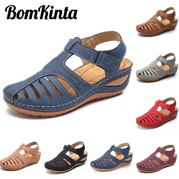 summer women leather vintage hollow out sandals buckle casual ladies platform wedges shoes femmes sandales plus size 35-44, Black
summer women leather vintage hollow out sandals buckle casual ladies platform wedges shoes femmes sandales plus size 35-44, Black