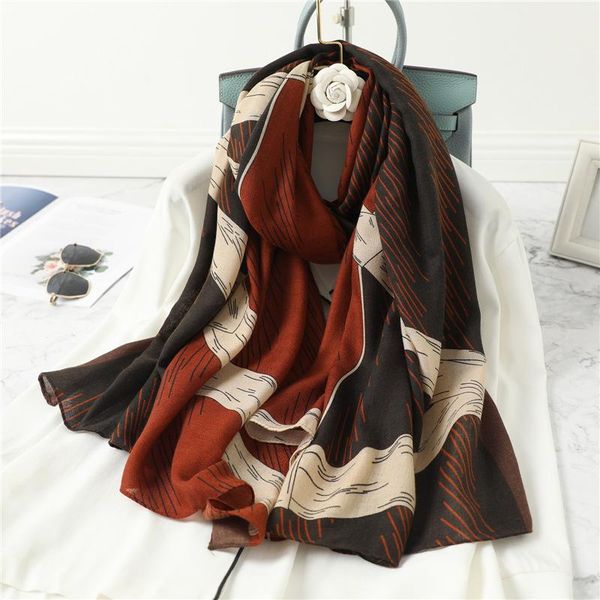 scarves design printed cotton scarf women warm hijab wrap female foulard bufanda headband lady 2021 spring beach stoles, Blue;gray
scarves design printed cotton scarf women warm hijab wrap female foulard bufanda headband lady 2021 spring beach stoles, Blue;gray
