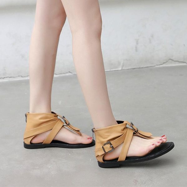 sandals roman style flat-bottomed comfortable solid color college casual zipper ladies summer -selling large size 35-40, Black
sandals roman style flat-bottomed comfortable solid color college casual zipper ladies summer -selling large size 35-40, Black