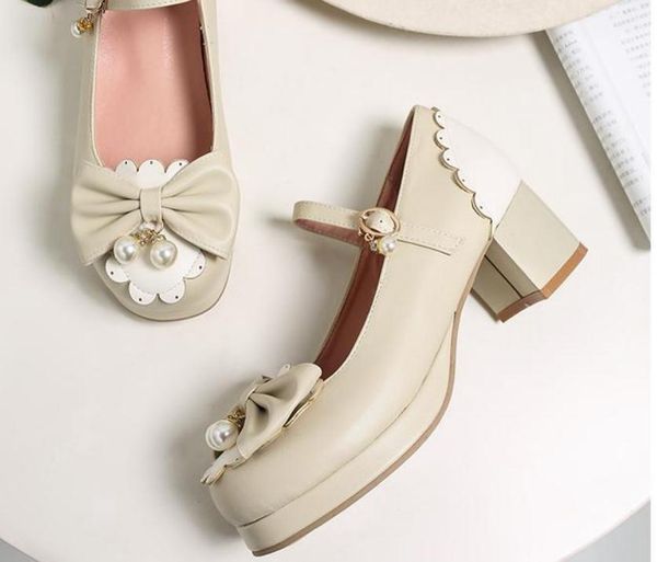 dress shoes 2021 spring and autumn with style fashion high heel coarse round head bowknot waterproof table women's, Black
dress shoes 2021 spring and autumn with style fashion high heel coarse round head bowknot waterproof table women's, Black