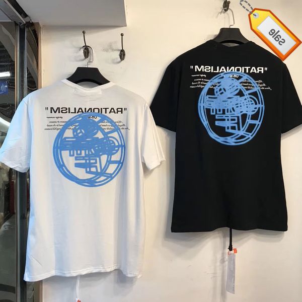 new off summer 3d 3d blue print reprint loose men's and women's round neck spring t-shirt, White;black
new off summer 3d 3d blue print reprint loose men's and women's round neck spring t-shirt, White;black