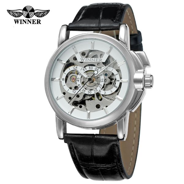 winner men's fashion leisure anti blue light glass automatic mechanical watch, Slivery;brown
winner men's fashion leisure anti blue light glass automatic mechanical watch, Slivery;brown