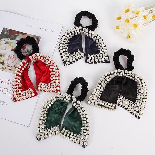 women pearl bow ribbon elastic hair bands girls ponytail holder scrunchie headwear headbands lady fashion accessories1
women pearl bow ribbon elastic hair bands girls ponytail holder scrunchie headwear headbands lady fashion accessories1