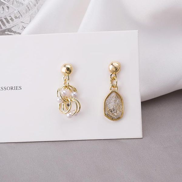 dangle & chandelier fashion needle post earrings korean temperament acrylic crystal zircon pearl asymmetric stud jewelry, Silver
dangle & chandelier fashion needle post earrings korean temperament acrylic crystal zircon pearl asymmetric stud jewelry, Silver