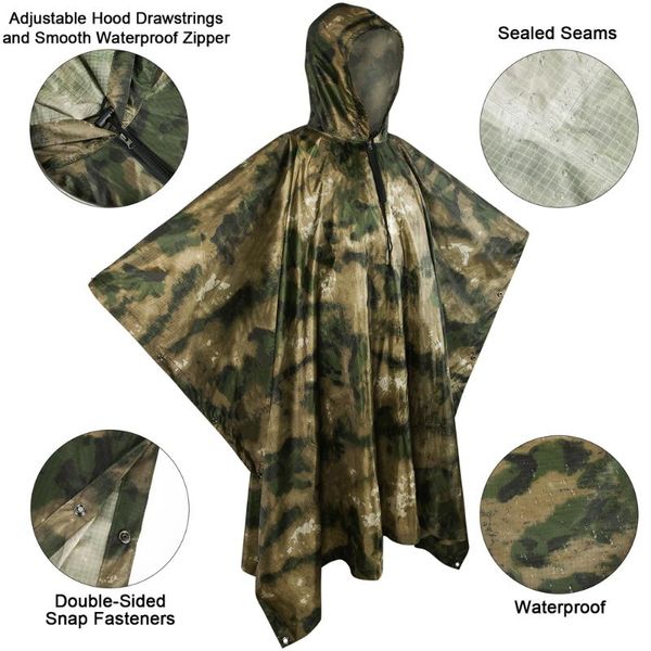 tents and shelters impermeable hooded raincoats at-fg zipper poncho backpack camouflage rain coat cycling climbing hiking travel gear
tents and shelters impermeable hooded raincoats at-fg zipper poncho backpack camouflage rain coat cycling climbing hiking travel gear
