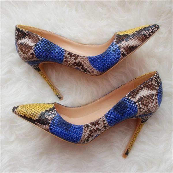 fashion lady women python snake leather poined toe stiletto high heel pump high-heeled shoes wedding dress, Black
fashion lady women python snake leather poined toe stiletto high heel pump high-heeled shoes wedding dress, Black