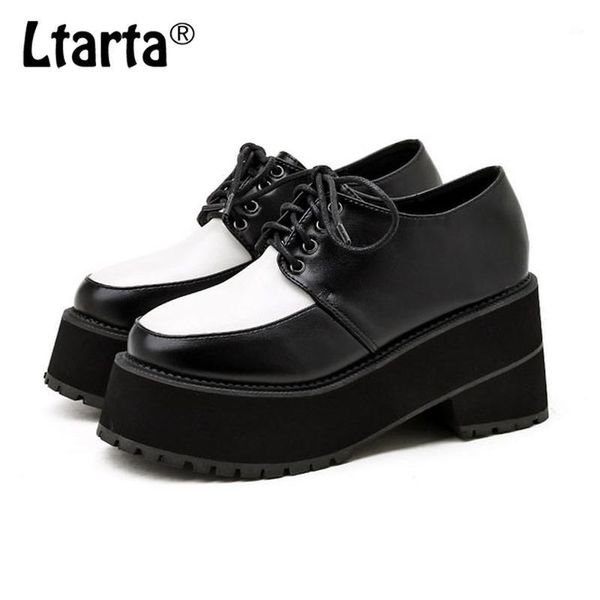 boots ltarta women black white loafers sales shoes winter thick sole lace color block chunky heel high -b2050-11
boots ltarta women black white loafers sales shoes winter thick sole lace color block chunky heel high -b2050-11
