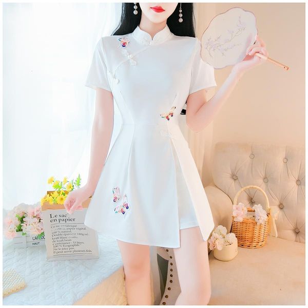 luxury casual dresses drs spring 2021 women's drs summer white little man temperament two-piece set chine style cheongsam improved vers, Black;gray
luxury casual dresses drs spring 2021 women's drs summer white little man temperament two-piece set chine style cheongsam improved vers, Black;gray