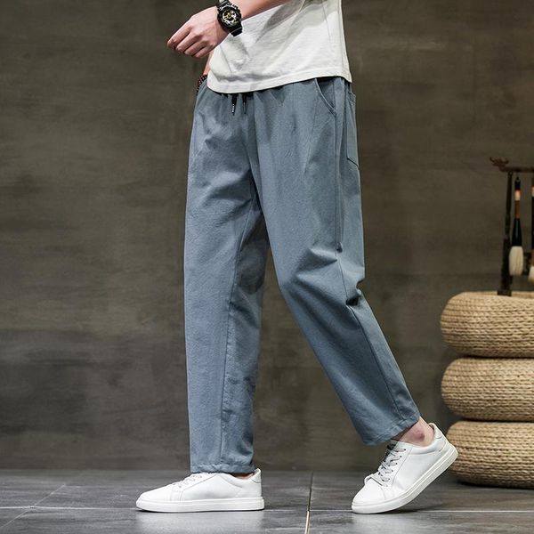 men's pants men's straight harem korean style man loose ankle-length trousers hip hop streetwear male casual 2021, Black
men's pants men's straight harem korean style man loose ankle-length trousers hip hop streetwear male casual 2021, Black