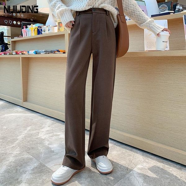 women's pants & capris winter warm thick women wool wide leg casual soild elasit high waist woman woolen pant female straight long trou, Black;white
women's pants & capris winter warm thick women wool wide leg casual soild elasit high waist woman woolen pant female straight long trou, Black;white