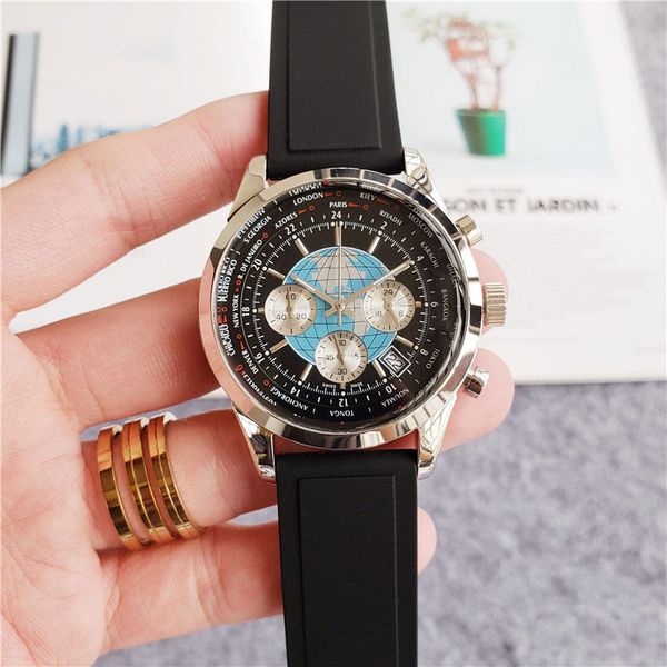 luxury men's watch steel leather rubber strap outdoor sport waterproof leisure 45mm large dial high quality, Slivery;brown
luxury men's watch steel leather rubber strap outdoor sport waterproof leisure 45mm large dial high quality, Slivery;brown
