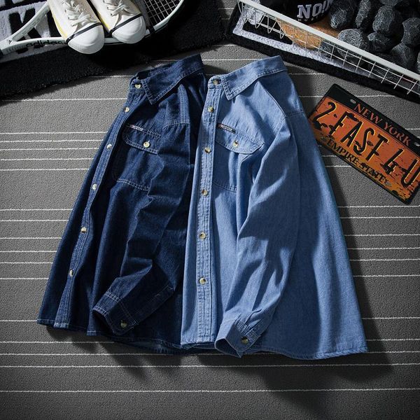 men's casual shirts autumn and summer youth denim shirt thin section long-sleeved loose large size dress sunscreen overalls jacket 8f5g, White;black
men's casual shirts autumn and summer youth denim shirt thin section long-sleeved loose large size dress sunscreen overalls jacket 8f5g, White;black