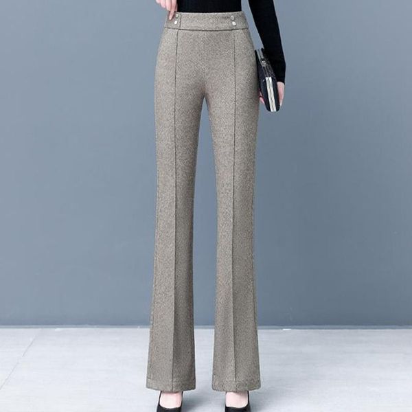 women's spring autumn style woolen wide leg pants button pockets straight solid color loose trousers kk0297 & capris, Black;white
women's spring autumn style woolen wide leg pants button pockets straight solid color loose trousers kk0297 & capris, Black;white