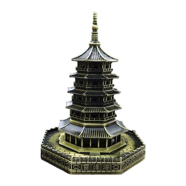decorative objects & figurines chinese fengshui leifeng tower hangzhou tourism souvenir antique zinc alloy scenic building model home decora
decorative objects & figurines chinese fengshui leifeng tower hangzhou tourism souvenir antique zinc alloy scenic building model home decora