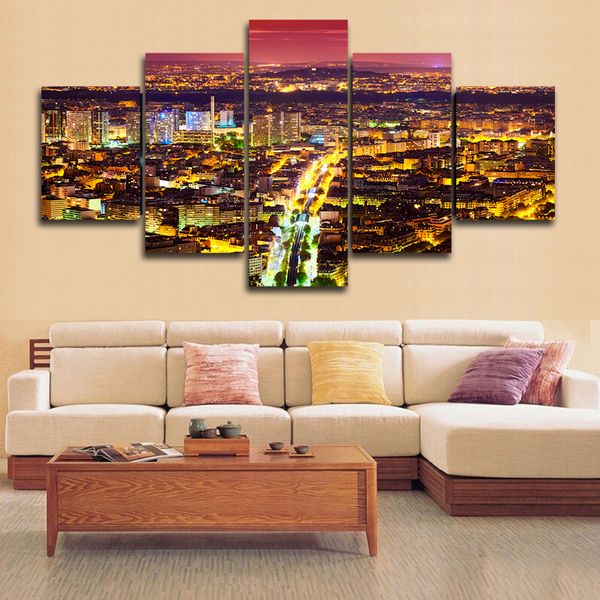 5pcs/set unframed night of the city landscape print painting on canvas wall art picture for home and living room decor
5pcs/set unframed night of the city landscape print painting on canvas wall art picture for home and living room decor
