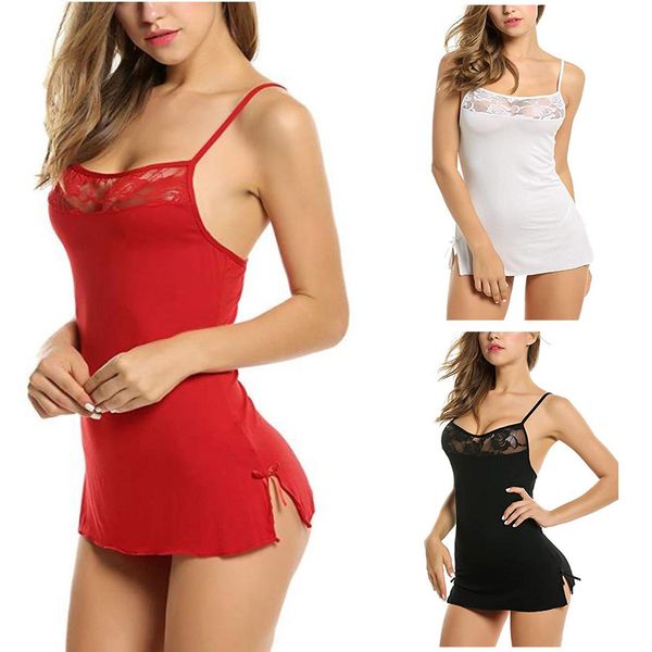 ladies nightdress women sleepwear net yarn lace slim sleeveless backless hollow out flower pattern middle waist split fork solid color sling, Black;red
ladies nightdress women sleepwear net yarn lace slim sleeveless backless hollow out flower pattern middle waist split fork solid color sling, Black;red