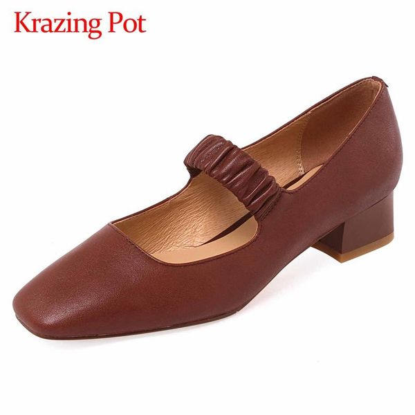 krazing pot 2021 spring style full grain leather concise square toe thick med heel slip on beauty girls women pumps l0f3 dress shoes, Black
krazing pot 2021 spring style full grain leather concise square toe thick med heel slip on beauty girls women pumps l0f3 dress shoes, Black