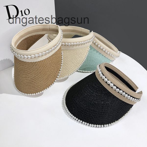 brand cap and carves pearl hollow hat female summer sun proof straw small fresh beach hat big brim hairband, Blue;gray
brand cap and carves pearl hollow hat female summer sun proof straw small fresh beach hat big brim hairband, Blue;gray