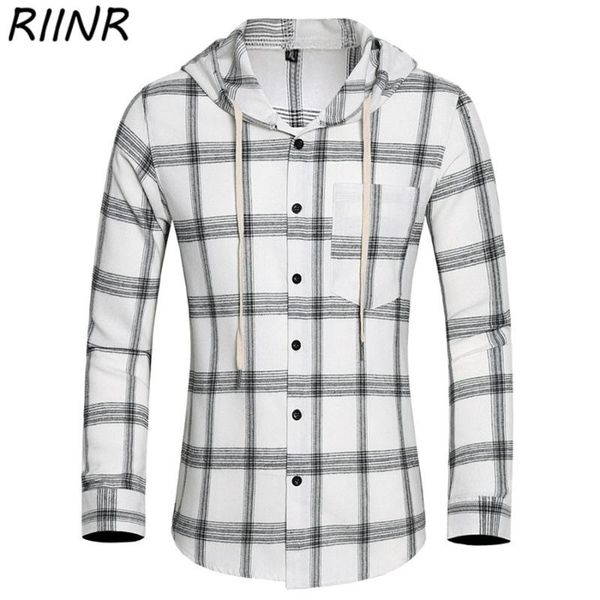 riinr autumn and winter casual pocket shirt men's plaid single-breasted hooded young energetic large size l-7xl shirts, White;black
riinr autumn and winter casual pocket shirt men's plaid single-breasted hooded young energetic large size l-7xl shirts, White;black