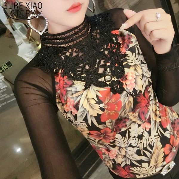 long sleeve bottom blouse women 2021 autumn winter lace stitching shirts slim hollow leopard ladies 6745 50 women's blouses &, White
long sleeve bottom blouse women 2021 autumn winter lace stitching shirts slim hollow leopard ladies 6745 50 women's blouses &, White