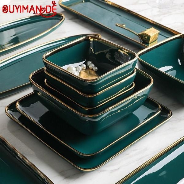 dishes & plates tableware green ceramic dinner set gold inlay porcelain dessert plate steak snack cake salad soup rice bowl wholesale
dishes & plates tableware green ceramic dinner set gold inlay porcelain dessert plate steak snack cake salad soup rice bowl wholesale