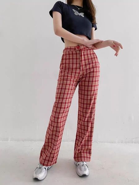 women's pants & capris spring sweatpants fashion street color contrast casual plaid, Black;white
women's pants & capris spring sweatpants fashion street color contrast casual plaid, Black;white