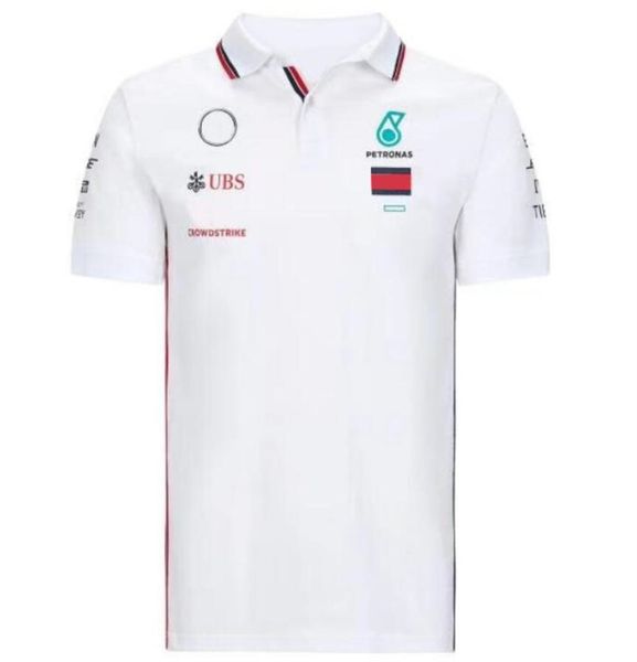 team version f1 formula one racing suit short-sleeved t-shirt polo shirt lapel printed car overalls customization, White;black
team version f1 formula one racing suit short-sleeved t-shirt polo shirt lapel printed car overalls customization, White;black