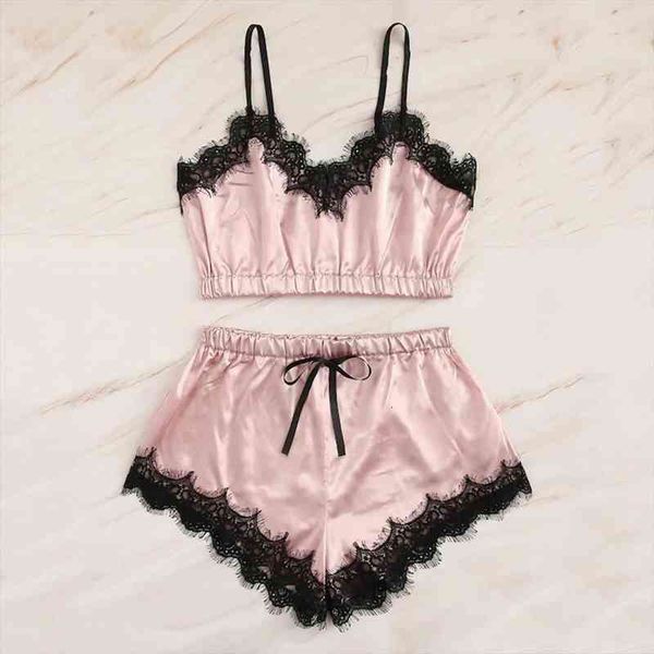 satin silk pijamas for women pyjama pajamas sets nightwear female sleepwear sleeveless strapless lace up home wear yy, Black;red
satin silk pijamas for women pyjama pajamas sets nightwear female sleepwear sleeveless strapless lace up home wear yy, Black;red