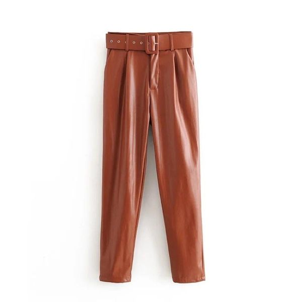 leather high waist pants women fashion loose faux trousers winter elegant pockets lining velvet female women's & capris, Black;white
leather high waist pants women fashion loose faux trousers winter elegant pockets lining velvet female women's & capris, Black;white
