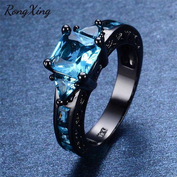wedding rings rongxing classic square ocean blue crystal zircon engagement for women black gold filled birthstone ring jewelry, Slivery;golden
wedding rings rongxing classic square ocean blue crystal zircon engagement for women black gold filled birthstone ring jewelry, Slivery;golden