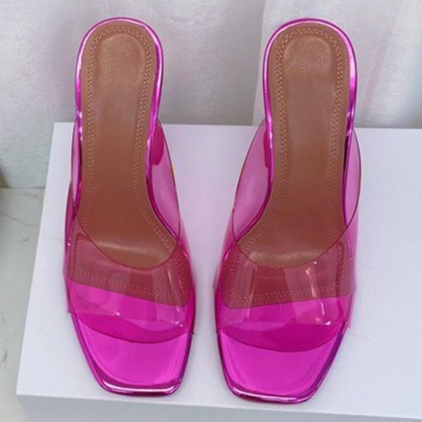 sandals fashion pvc transparent summer brand design square toe women shoes solid high heels slip-on female, Black
sandals fashion pvc transparent summer brand design square toe women shoes solid high heels slip-on female, Black
