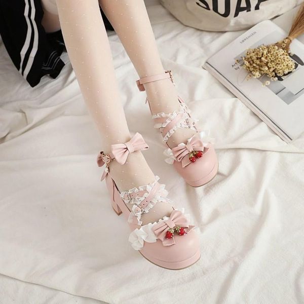 boots sweet single shoe female bow pink girl lovely lace lolita thick heel dancing large shoes, Black
boots sweet single shoe female bow pink girl lovely lace lolita thick heel dancing large shoes, Black