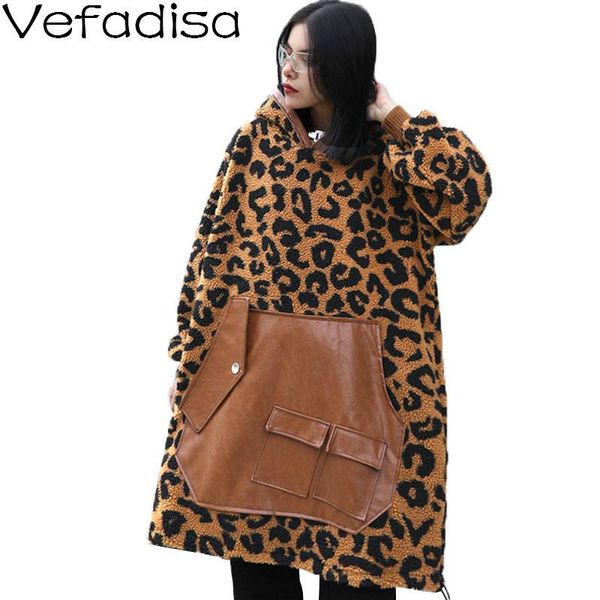 vefadisa fashion leopard print women sweatshirt 2021 spring patchwork cashmere pullover coat plus size hooded qyf4584 women's hoodies &, Black
vefadisa fashion leopard print women sweatshirt 2021 spring patchwork cashmere pullover coat plus size hooded qyf4584 women's hoodies &, Black