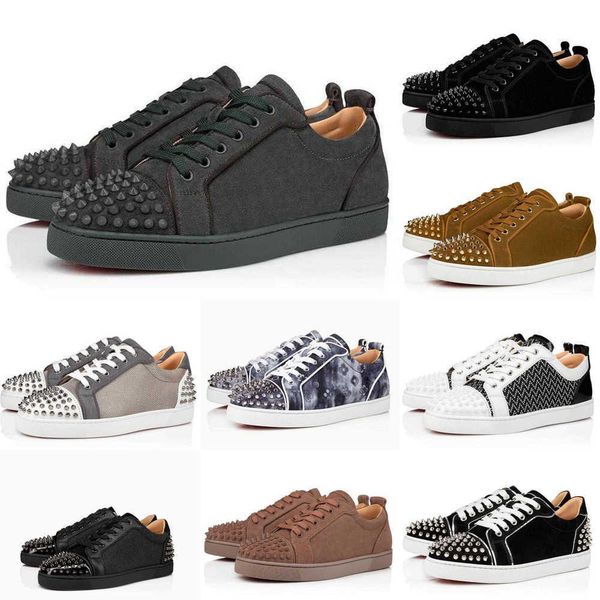 luxury designers shoes women mens designer shooes red bottoms genuine leather bottom spikes shoe loafers trainers platform sneakers, Black
luxury designers shoes women mens designer shooes red bottoms genuine leather bottom spikes shoe loafers trainers platform sneakers, Black