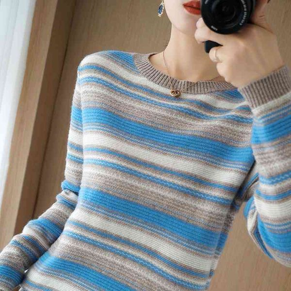 jmprs - striped round neck long sve knitted sweater, korean fashion, women's in 2021, White;black
jmprs - striped round neck long sve knitted sweater, korean fashion, women's in 2021, White;black