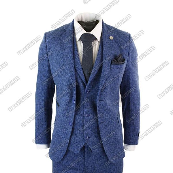 men's suits & blazers tweed wool herringbone men formal business office work 3 pieces navy blue wedding tuxedos traje de hombre ternos, White;black
men's suits & blazers tweed wool herringbone men formal business office work 3 pieces navy blue wedding tuxedos traje de hombre ternos, White;black