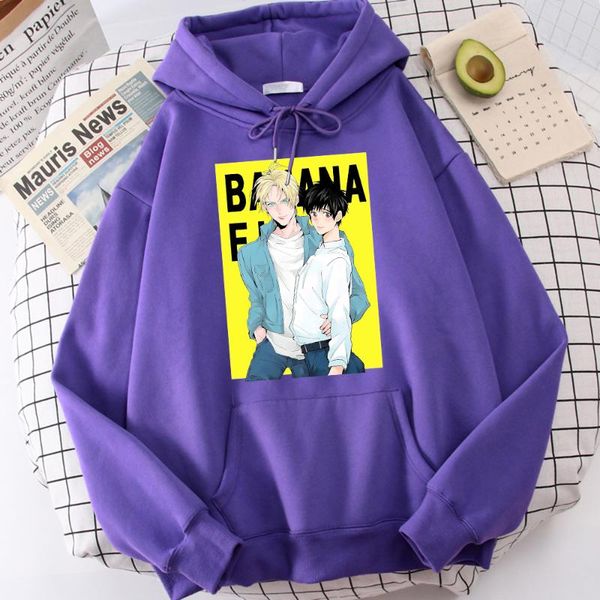 men's hoodies & sweatshirts banana fish print japan anime streetwear fashion autumn casual crewneck fleece sweatshirt pullover mens clo, Black
men's hoodies & sweatshirts banana fish print japan anime streetwear fashion autumn casual crewneck fleece sweatshirt pullover mens clo, Black