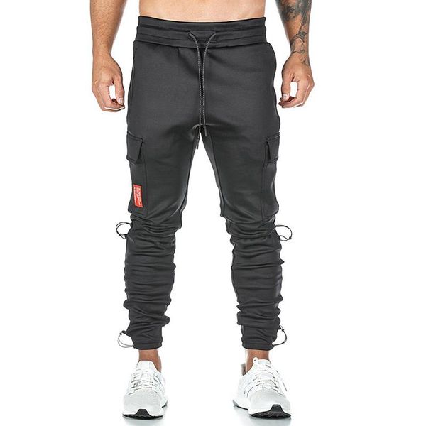 men's fashion knitting fitness sweatpants outdoor gym running training slacks multi-pocket jogging squats cargo pants, Black
men's fashion knitting fitness sweatpants outdoor gym running training slacks multi-pocket jogging squats cargo pants, Black